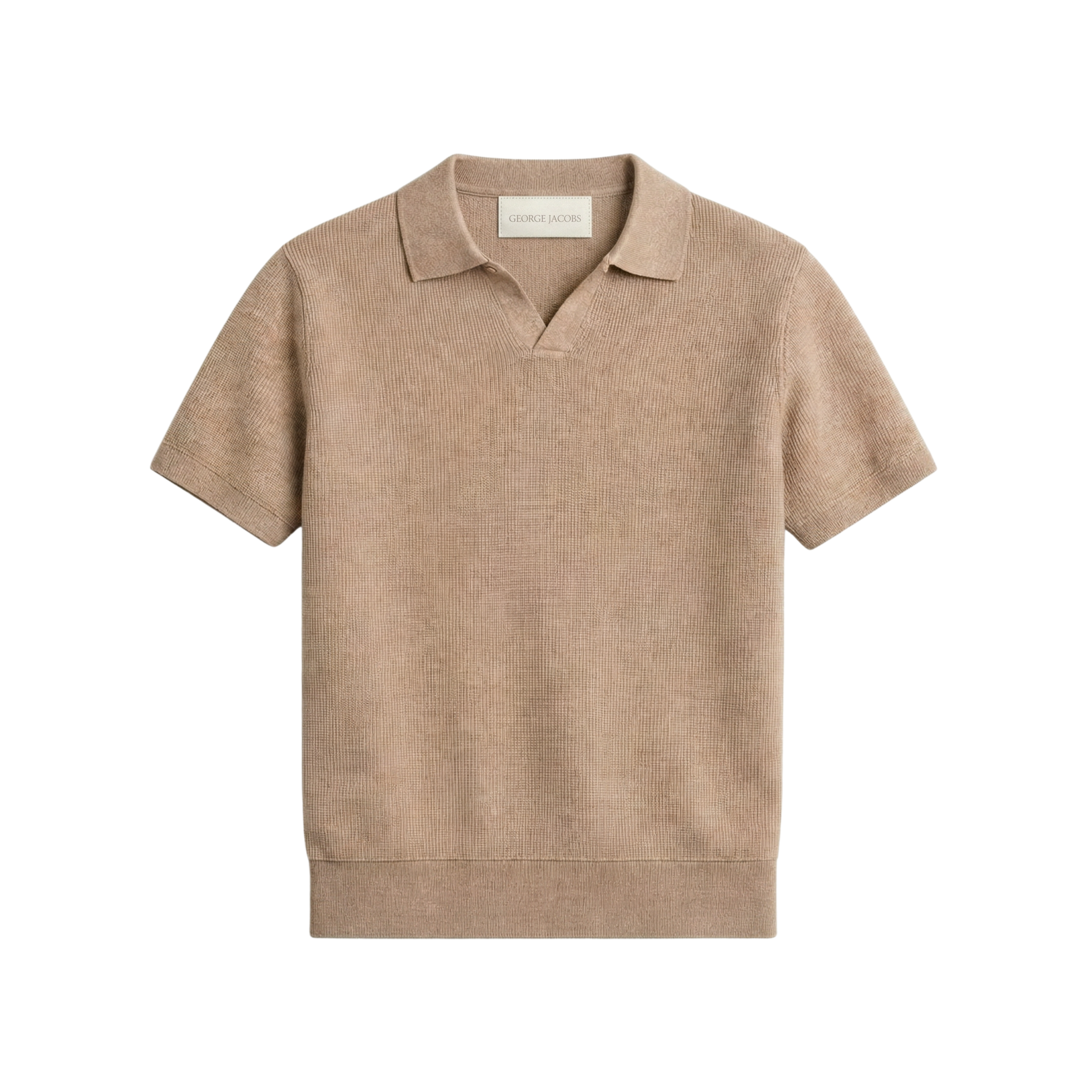 Long Sleeve Knit Polo – Slate